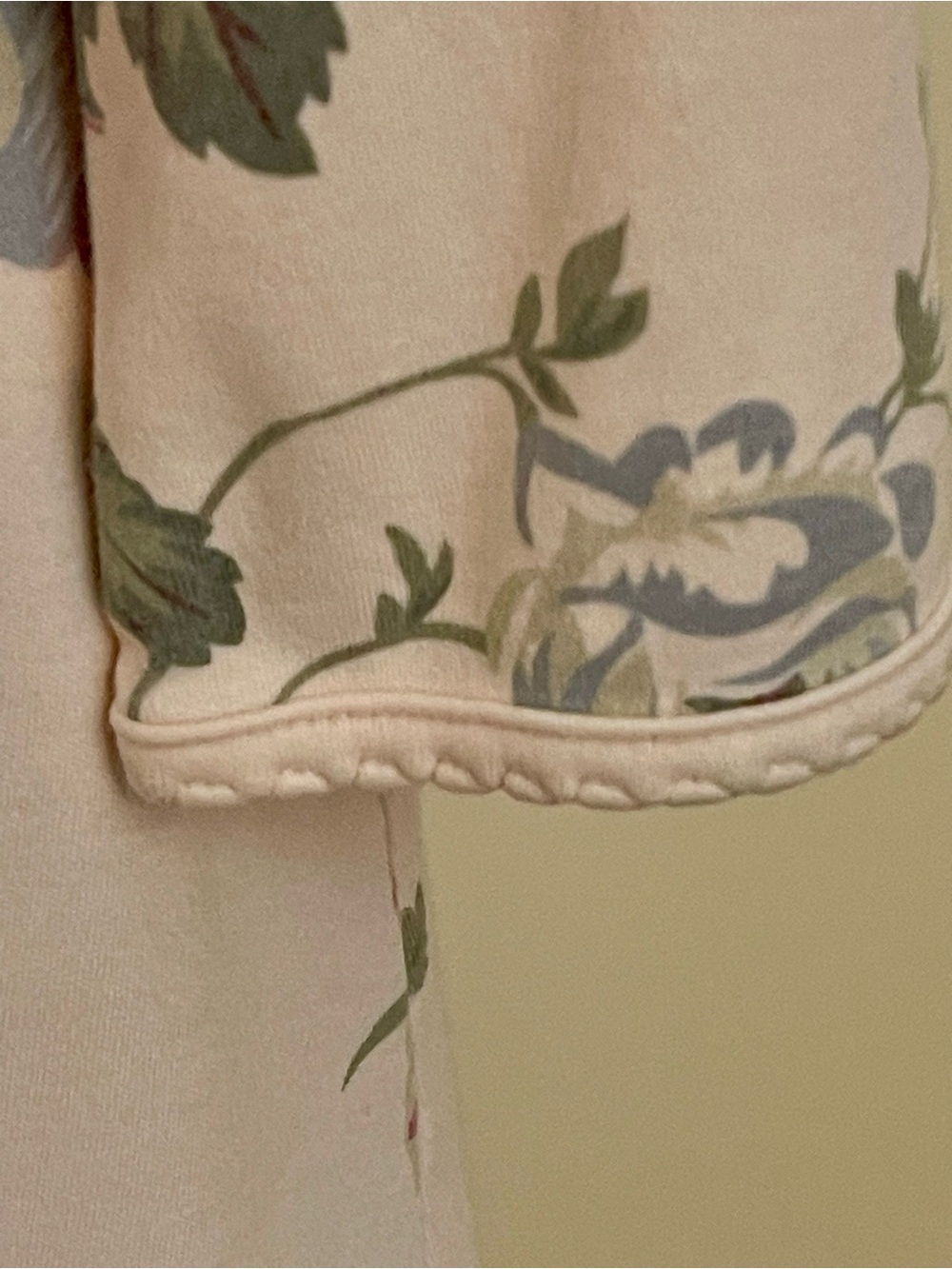 VTG Talbots Intimates Floral Cottagecore Lounge Dress Gown M - Picture 4 of 10